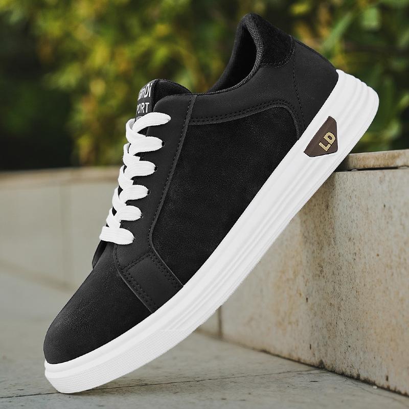 2025 Frühling neue Herrenschuhe Low-Top Lederoberfläche Herren Board Schuhe Jugend Sport- und Freizeitschuhe Mode trendige Einzelschuhe