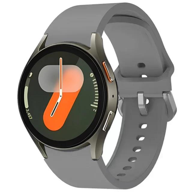 Oryginalny Silikonowy Pasek Do Samsung Galaxy Watch 7/6/5/4 44mm 40mm 5 Pro Sportowa Bransoleta Galaxy Watch 6 4 Classic 47mm 43mm Pasek