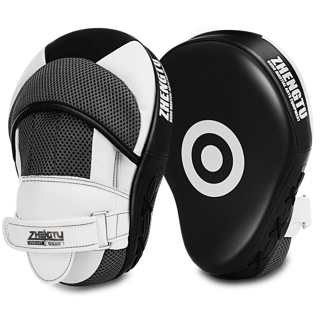 ZHENGTU Punching Mitts by RIZIN Shenryu Makoto and YouTube Pro Heavy Hit Boxing and Kick Practice Gloves for Martial Strength and Home Gym Set of