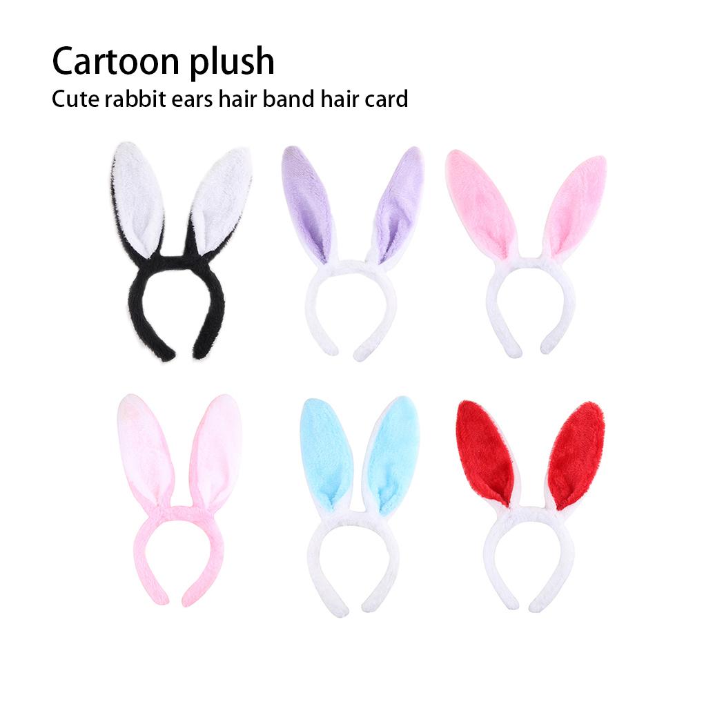 Cute Children Plush Ear Hairband Winter Spring Kids Decorative Headband Party Portable Costume Headwear Head Ornament