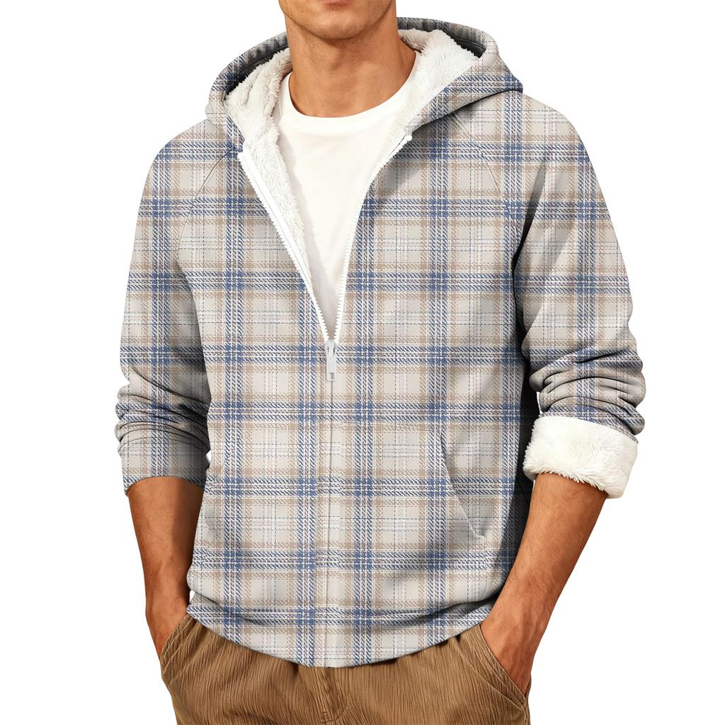 Men's Casual Warm Hooded Jacket