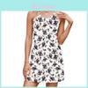 Plant Flower Pattern Spaghetti Strap Dress For Casual Spring Summer Wear