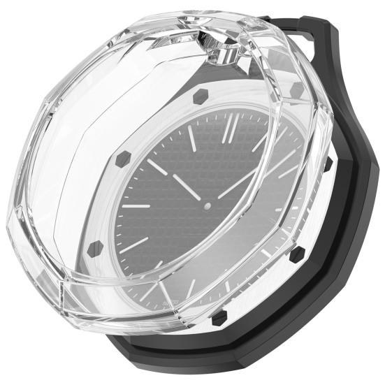 Pocket Watch Protector, Tempered Glass Anti-Scratch Screen Protector, Crystal-Clear Screen Cover Protective Case for Royal Pop Watch