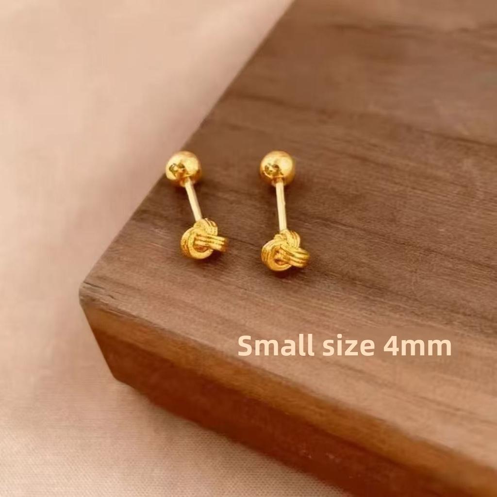 Shiny 925 Sterling Silver Internally Threaded Earrings, INS Minimalist Cartilage Studs, Comfortable To Wear While Sleeping