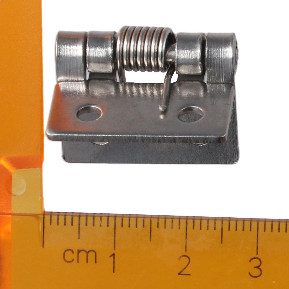 0.98" Spring Hinge with Screws Brushed Hinges Hardware Loaded Hinges  for Door Cabinet Small Box