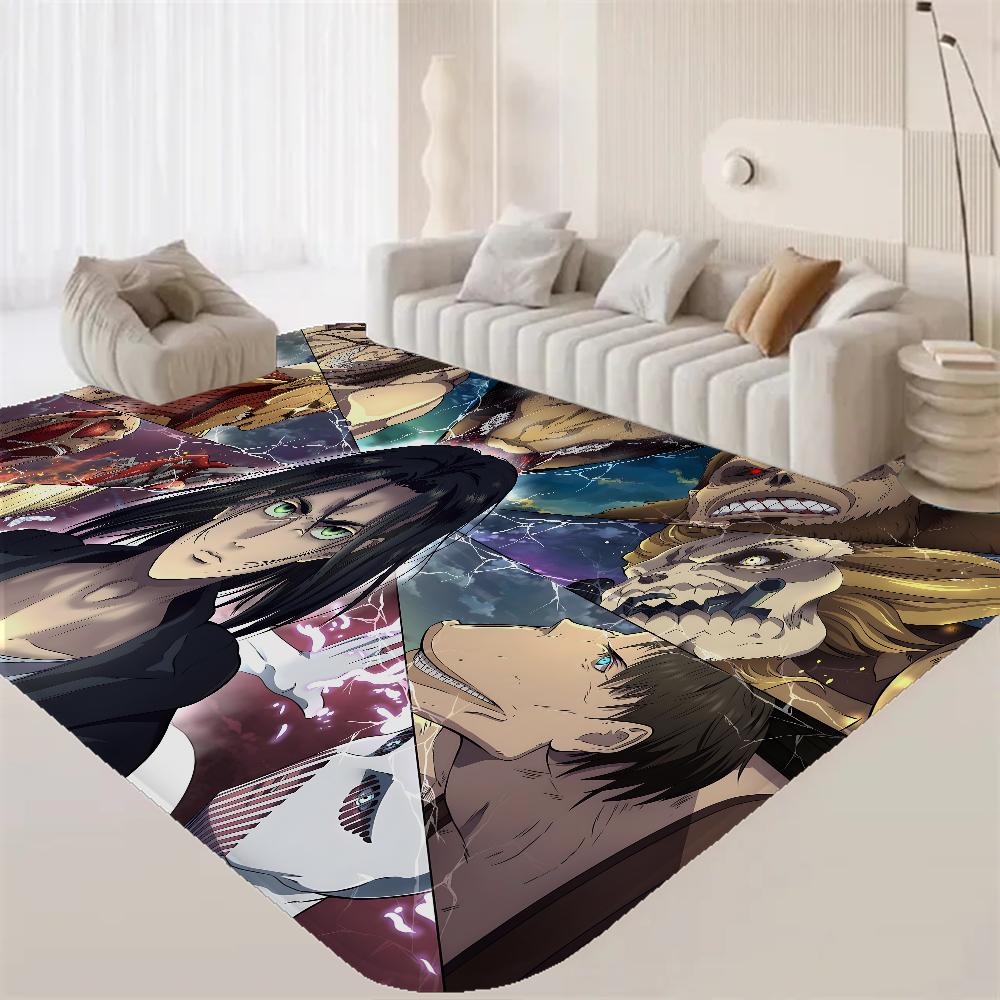 A-Attack On T-Titan Room Mats Retro Multiple Choice Living Room Kitchen Rug Non-Slip Welcome Rug