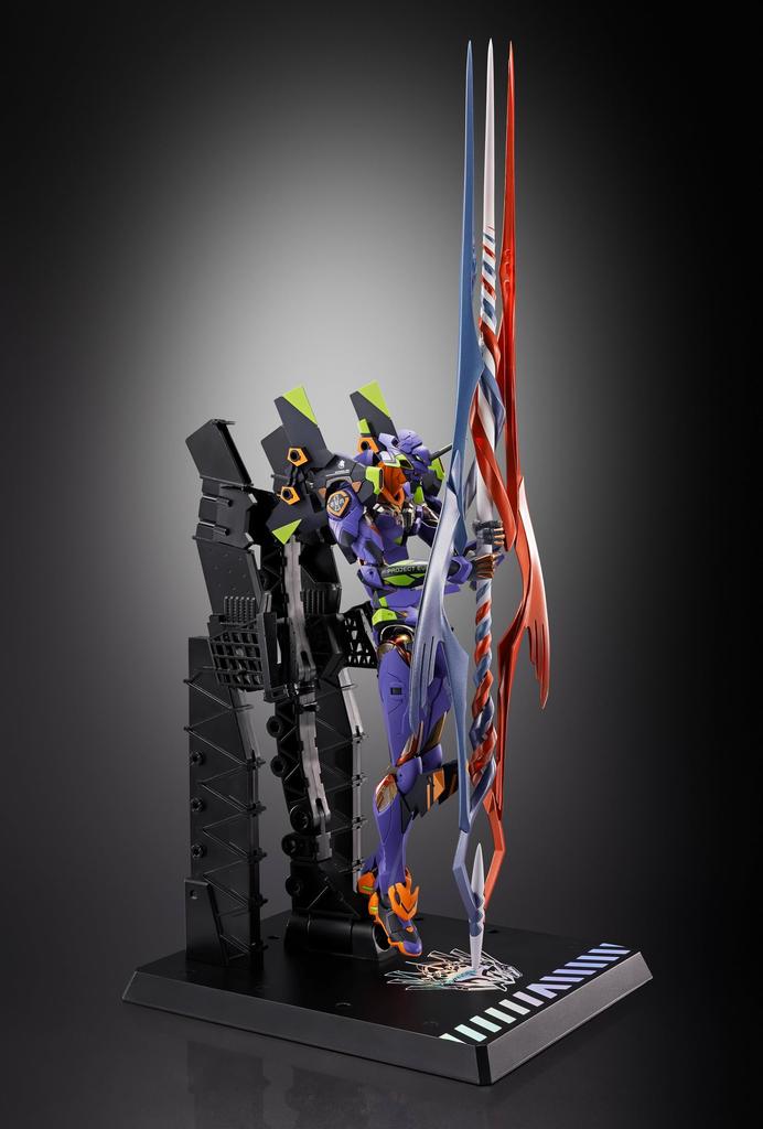 TAMASHII NATIONS METAL BUILD Evangelion Series Evangelion Unit-01 30th with the spear of Gaius, approximately 220mm, ABS & PVC & die-cast painted