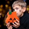 Halloween Decorations Pumpkin Ghost- Face Handbag Ghost- Festival Children's Candy Gift Bag Pumpkin Bag