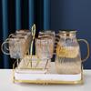 Elegant Glass Cold Water Pitcher with Lid