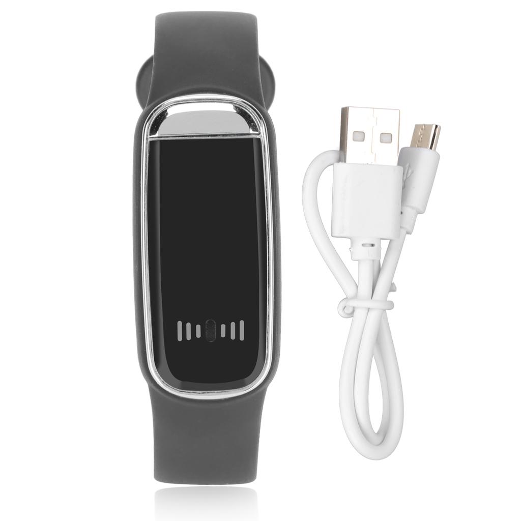 Digital Watch LED Screen 12Celsius24 Hour Rechargeable Stylish Electronic Wrist Watch for Men Women