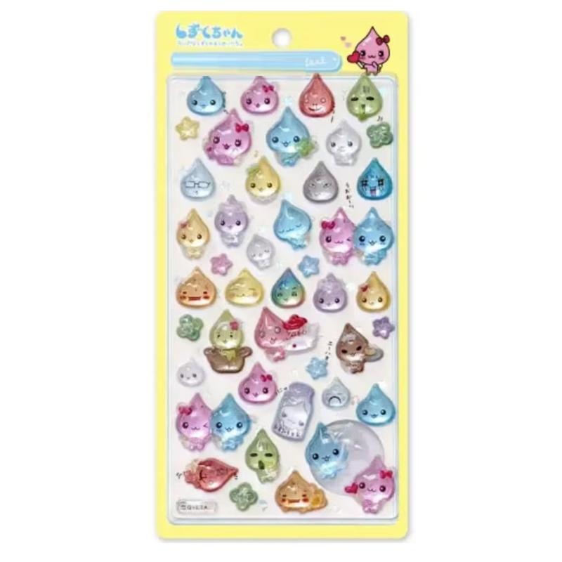 K3D Estetika Kapky Vody Želé Keitai Ryuri Jarajara DIY Samolepka navržená pro Scrapbook Deca Ysk Bonbon Drop Sealuff