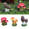 1PC Creative Garden Decor Artificial Gift Simulation Mushroom Statue Resin Home Decoration