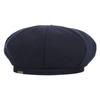 VARZAR Bold Metal Tip Wool Beret Navy