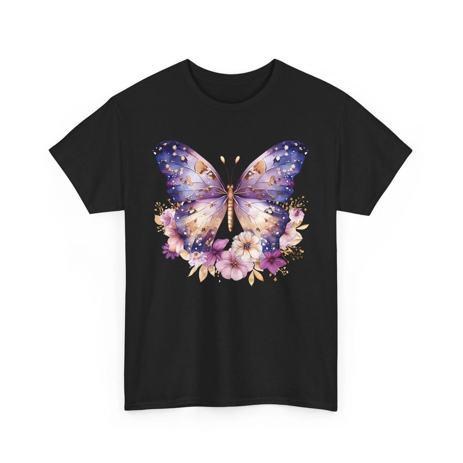 Boho Butterfly Shirt Women’s Trendy Graphic Tee Cute Aesthetic Oversized 4XL