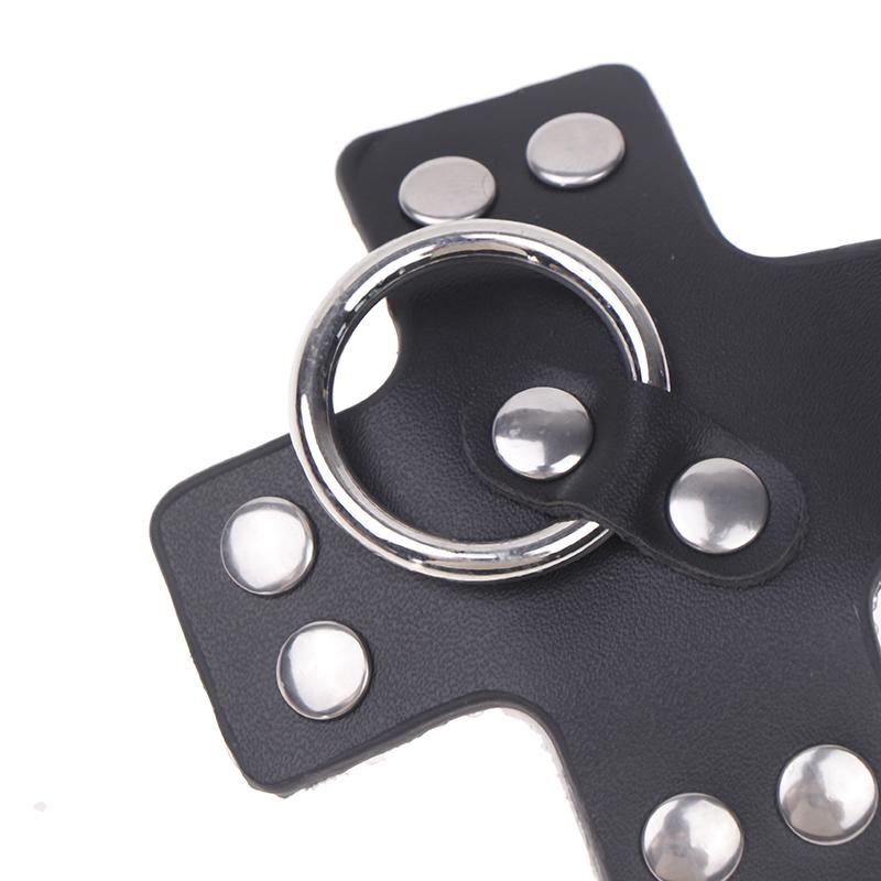 Women 1Pair Sexy Leather Cross Nipple Cover Reusable Breast Stickers Self Adhesive Nipple Pasties Nipple Covers Bra Accessoriesw