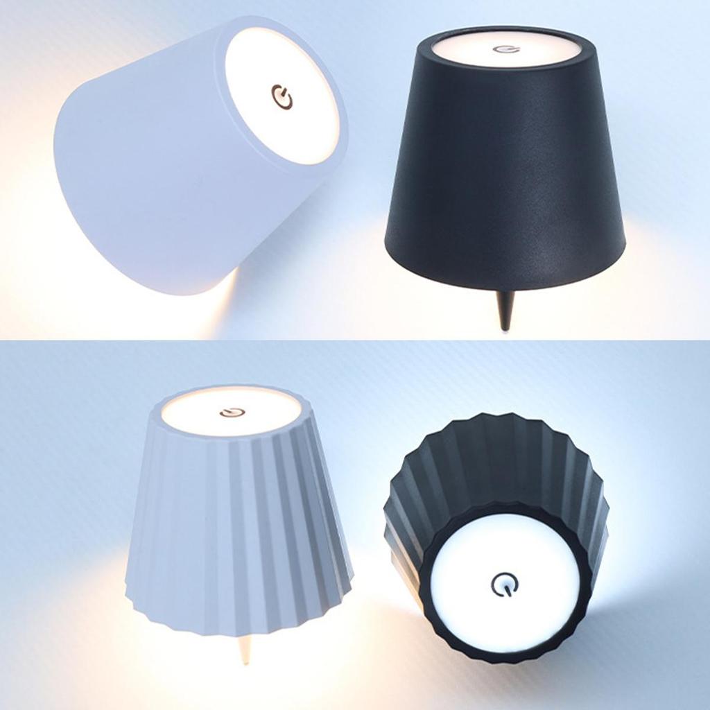 Wireless Touch Control Bottle Table Lamp Reading Usb Rechargeable Adjustable Brightness White Wine Lights Mini Night Light Lamps
