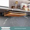 Stainless Steel Kitchen Storage Rack: Hanging Organizer with Cabinet Baskets & Paper Towel Holder