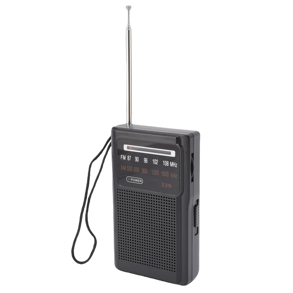 Portable AM FM Radio Clear Sound Quality Long Battery Life Pocket Radio for Travel Outdoor