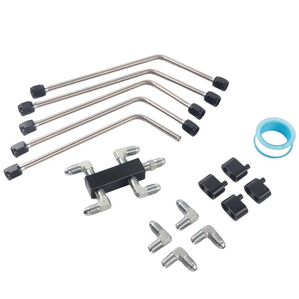LS Coolant Crossover Steam Vent Kit 4 Corner Complete Steam Port Kit LS Steam Port Kit for LS1 LS2 LS3 LS6 LS7 LSX Engines