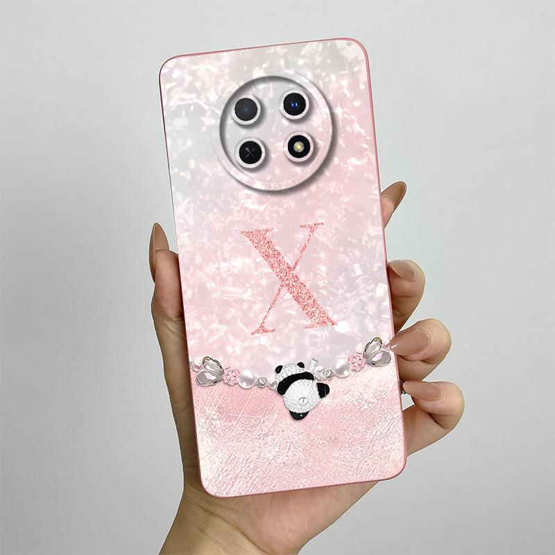

Case For Huawei Nova 14i STG-LX2 Phone Cases Fashion Crown Cute Panda Letters Anti-Scratch Liquid Soft Silicone Shockproof Cover Huawei Nova 14i