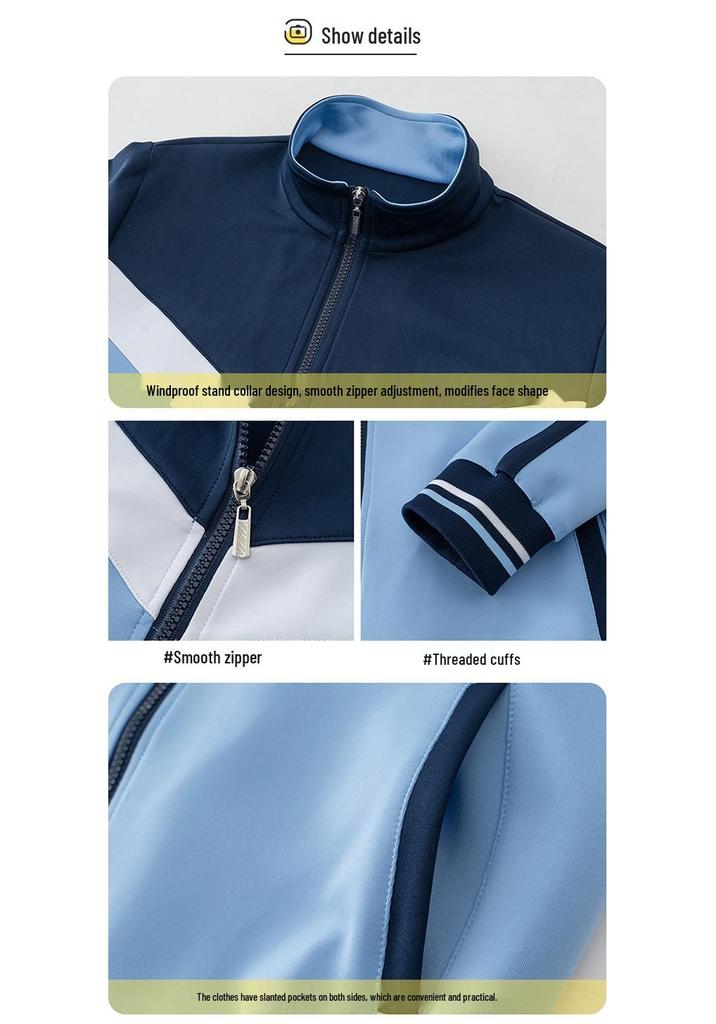 Primary School Spring/Autumn Sportswear: 3-Piece POLO Set with Summer Short Sleeve Garden/Class Uniforms