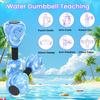 2 Peças Halteres Aquáticos Halteres para Exercícios Aquáticos Espuma EVA Pesos Aquáticos Barras de Piscina Resistência Equipamento de Fitness para Homens Mulheres Jovens