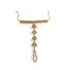 Retro Ethnic Geometric Water Drop Anklet - Bohemian Style Round Foot Ornament