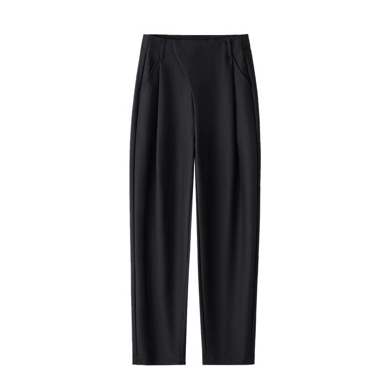 2024 Summer Women's High Waist Slimming Harem Pants - New Fashion Temperament, Casual Draping Cigarette Style