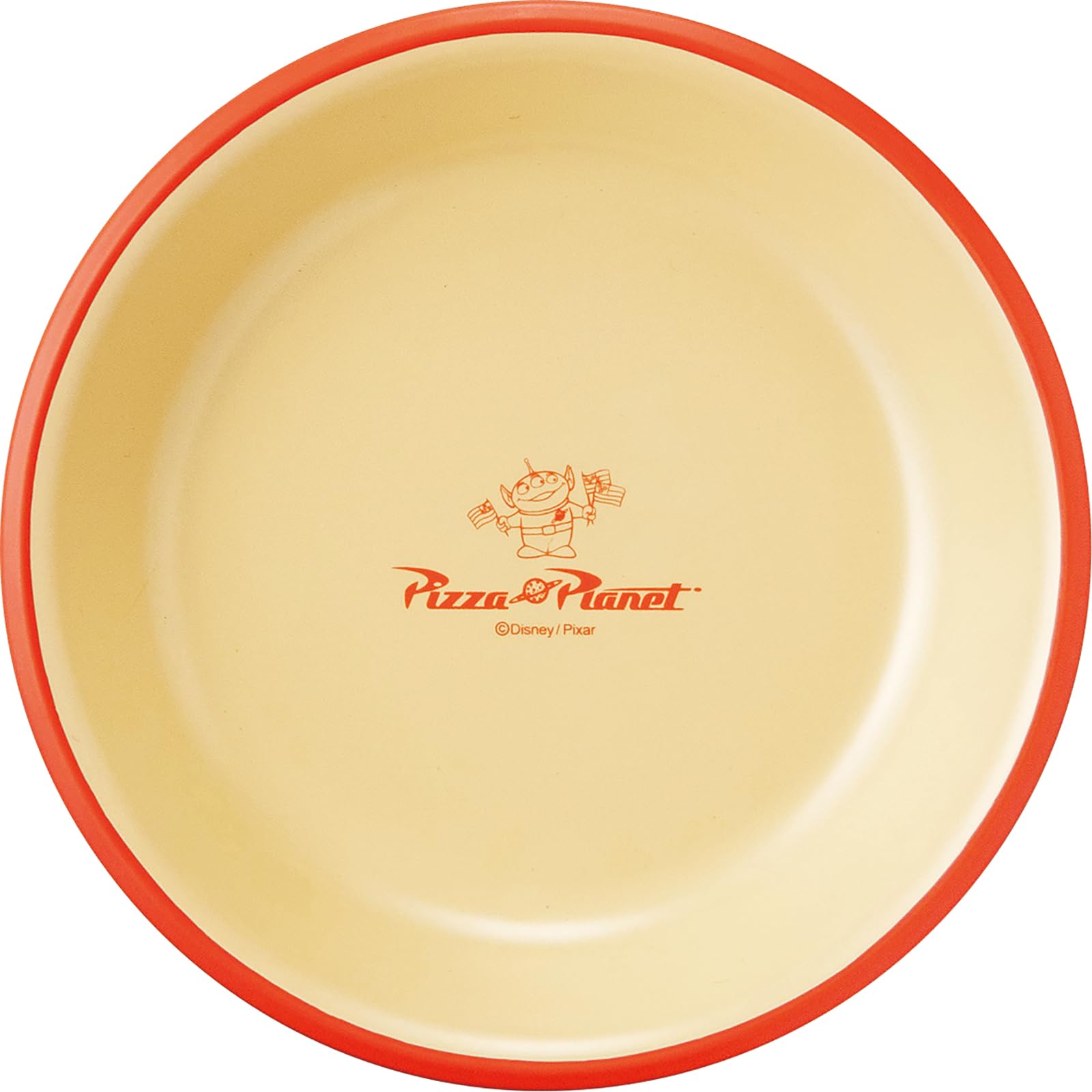 

San Art Disney Pixar Alien Pizza Planet Made in SAN4126 Toy Story Bowl, Orange, Japan,