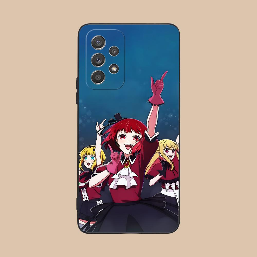 Oshi no ko B-Komachi Phone Case for Samsung Galaxy A73 72 71 70 56 55 54 53 52 36 35 34 23 16 15 5G Colour Protective Pretty