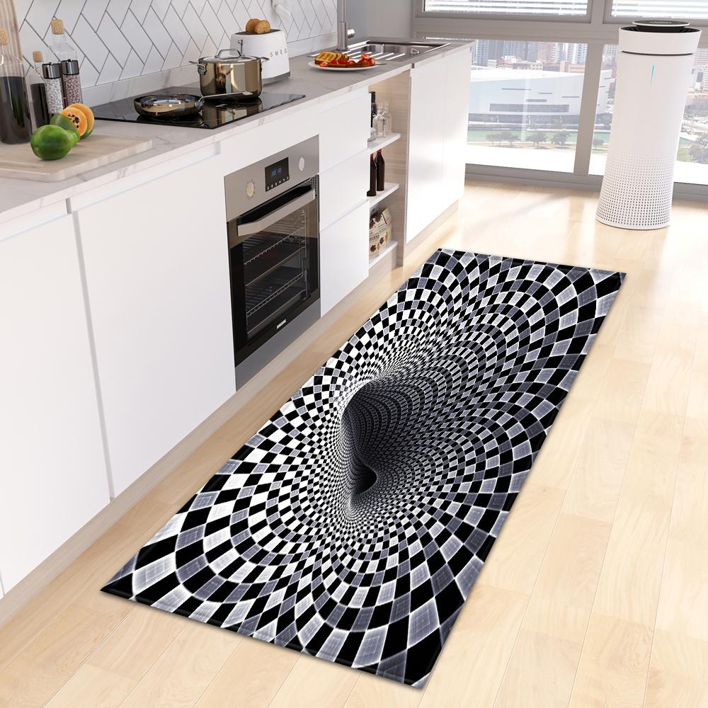 Kitchen Mat Home Bedroom Entrance Door Mat Living Room Floor Carpet Corridor Balcony Door Non-slip Carpet