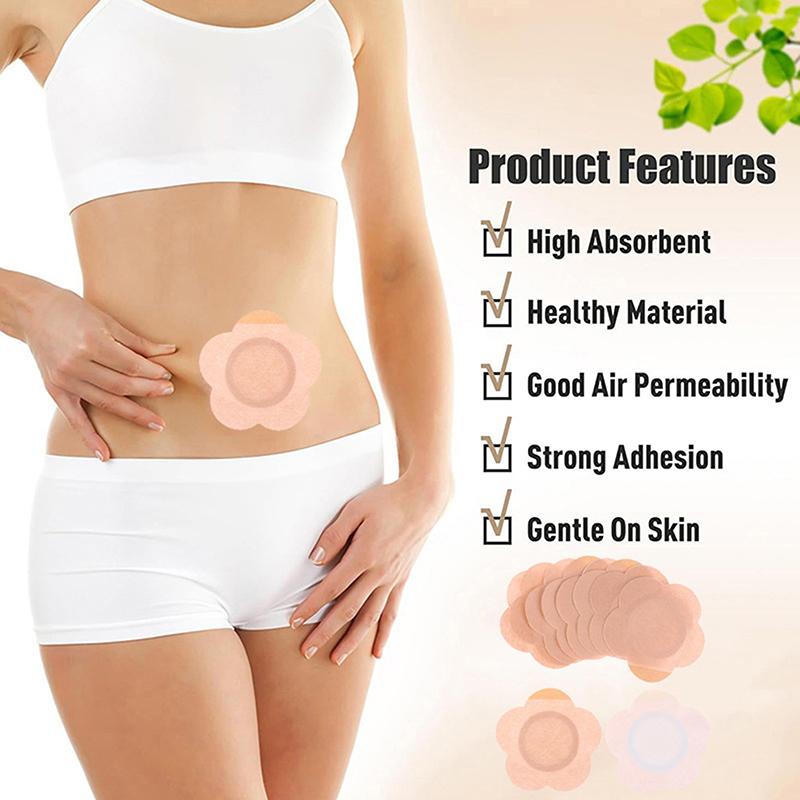 50 Stück Ersatz Einweg Rizinusöl Pack Selbstklebende Klebe Nabelaufkleber Auslaufsichere Bauchnabel Schützer