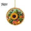 Decorative Wall Accents for Home Four Seasons Holiday Pearl Art Hanging Ornaments, Christmas Spring Summer Fall Beaded Anniversary Keepsake Ornaments