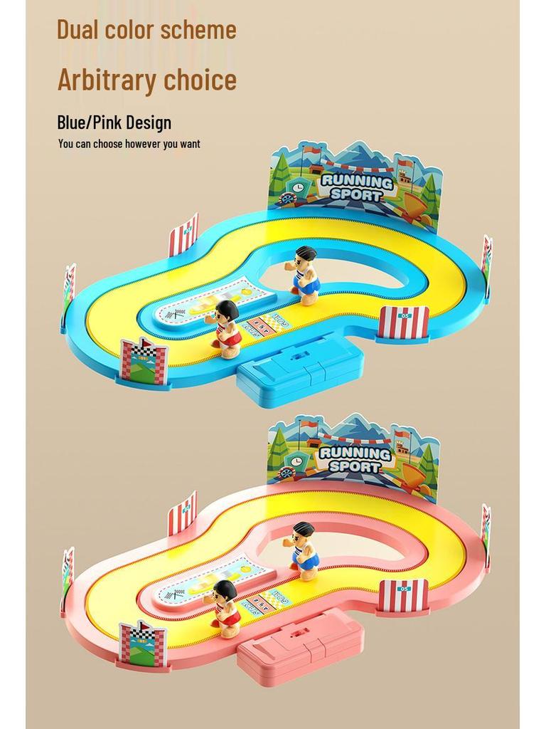 2025 Interactive Electric Racing Toy for Kids: Educational Two-Player Parent-Child Board Game