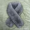 Double-Sided Plush Faux Fox Fur Scarf: Versatile, Thick Winter Neck Warmer
