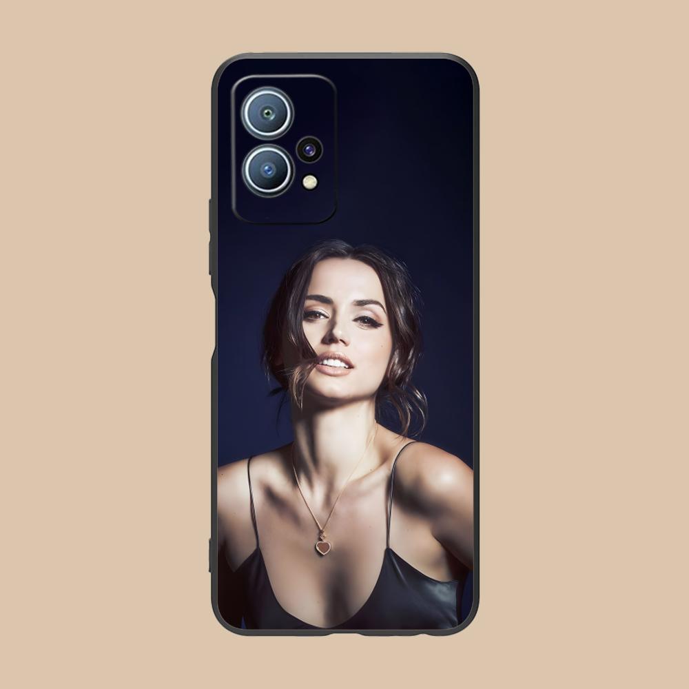 Ana De Armas Matte TPU Mobile Phone Case for Huawei P60 P50 P40 P30 P20 P10 P9 P8 Pro Lite Plus Colorful Printing Cover