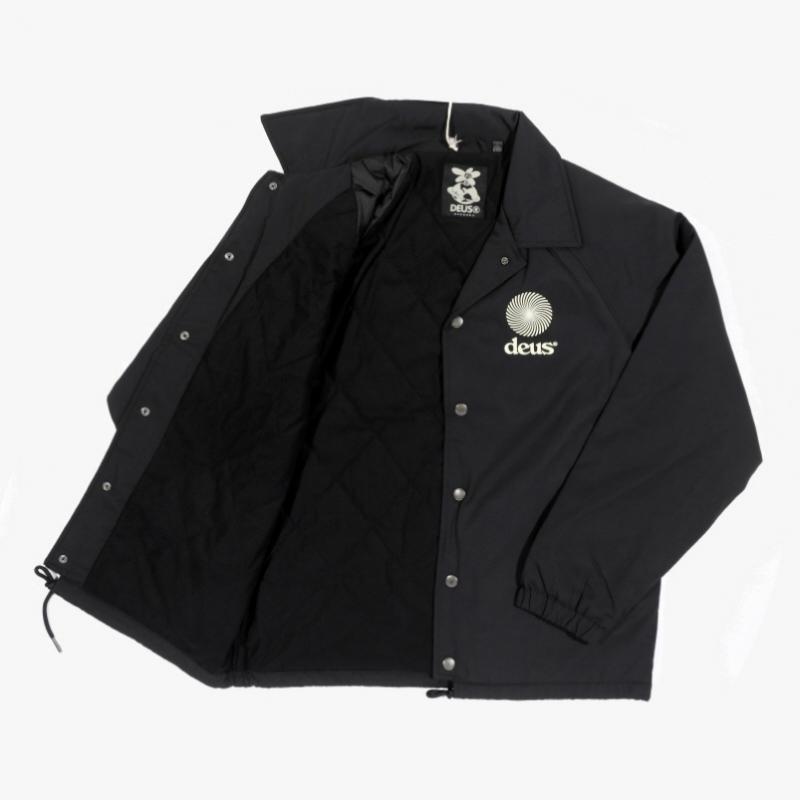 DeuS Ex Machina Strata Coach Men S Jacket Dmf246763 Blk