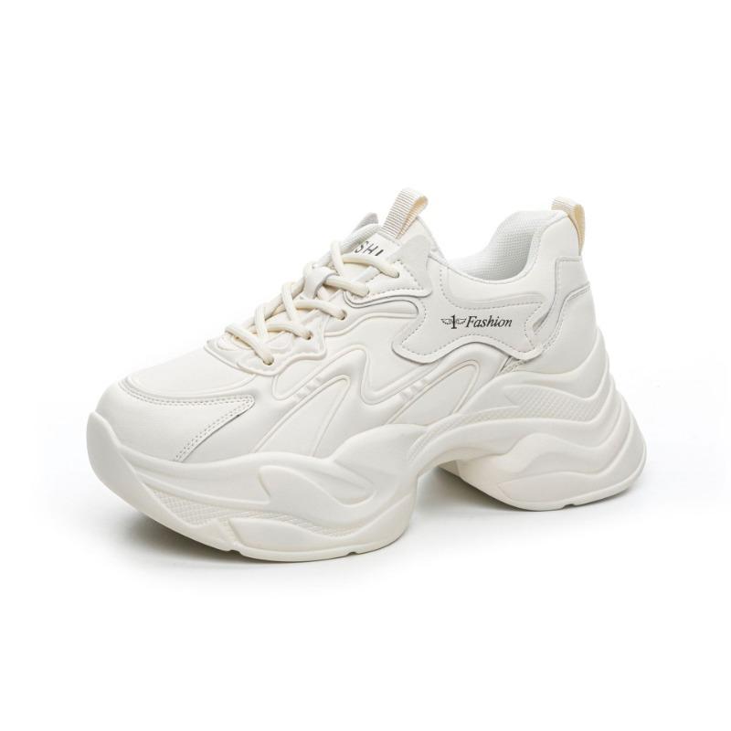 

Spring women s shoes new small flat casual little white shoes wedge heel muffin platform net shoes tide 39