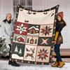 Christmas Theme Printed Blanket - Perfect for Couch, Bed, Travel & Outdoor Use | Machine Washable, Cozy & Durable.