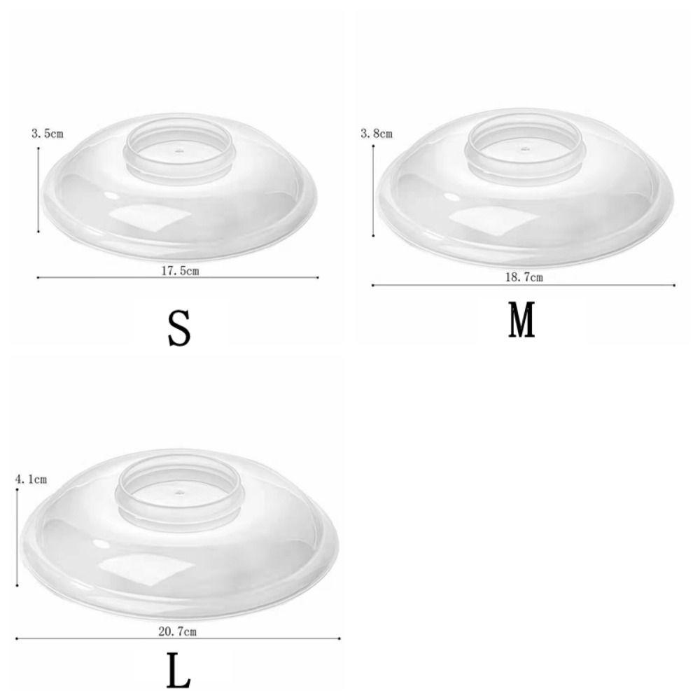 Transparent Microwave Food Cover Anti-Splash Bowl Cover Kitchen Tools Splatter Guard Cover Plate