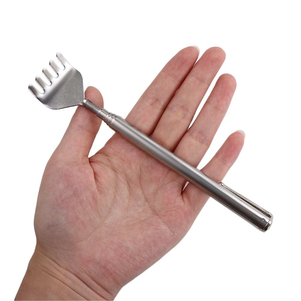 Pro seniory Nastavitelný nerezový masážní přístroj Nástroje pro zdravotní péči Škrabátko Masážní nástroje Dráp proti svědění Škrabátko na záda