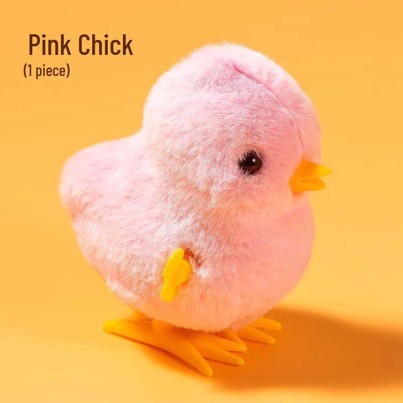 

Clockwork Jumping Chick: Educational Plush Toy for Infants & Toddlers