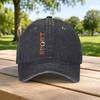 Classic Hunter Deer Head Baseball Cap  Unisex Vintage Hook  Loop Washed Cap for Unisex  Women