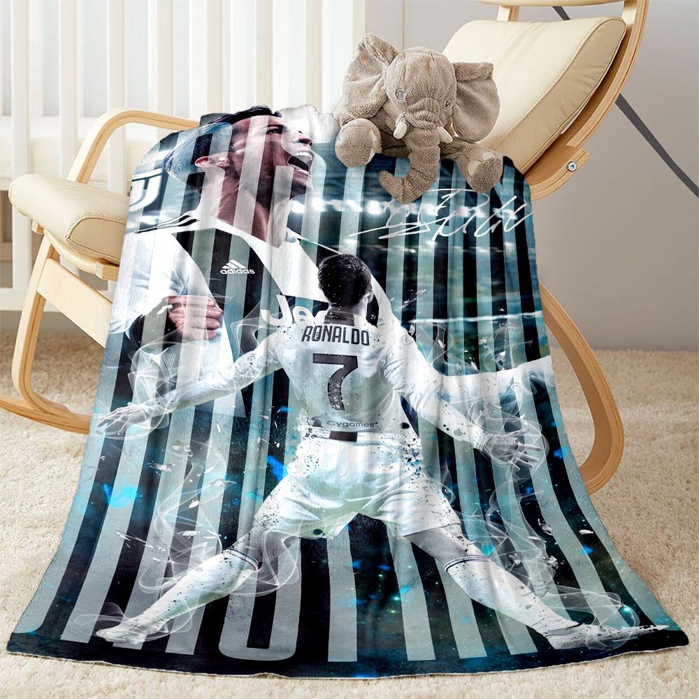 Juventus Star Action Blanket Comfortable Perfect for Couch Bed Bedding Four Seasons Multipurpose Modern Gift for Travel Home Birthdays