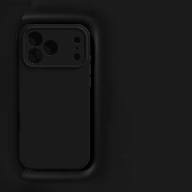 Original Silicone Feel Lens Protection Case For iPhone 17 14 12 11 13 15 16 Pro Max for Apple 16 15 14 Plus Air Shockproof Cover