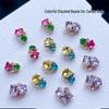 Candy Nail Art: Internet Celebrity Crystal Rhinestones - Super Shiny, Colorful Czech Rhinestone Designs