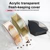 100Pcs Coffee Filter Paper Box V01 V02 V60 Compatible Coffee Maker Filter No Bleach Anti Dust Acrylic Storage Case