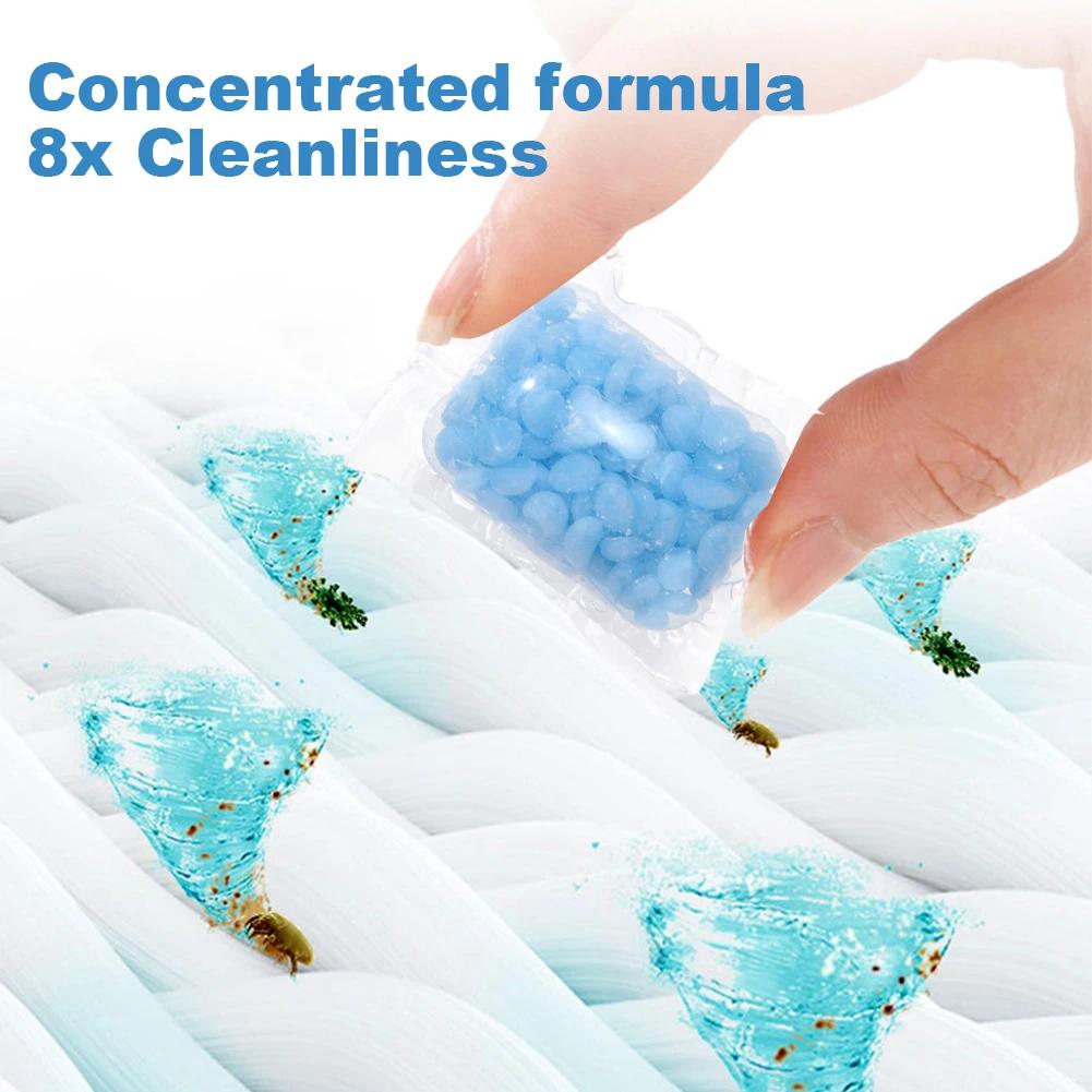 100PCS Laundry Scent Beads Granule Detergent Capsule Ball for Washing Machine Soft Clothing Diffuser Perfum Scent Booster Beads