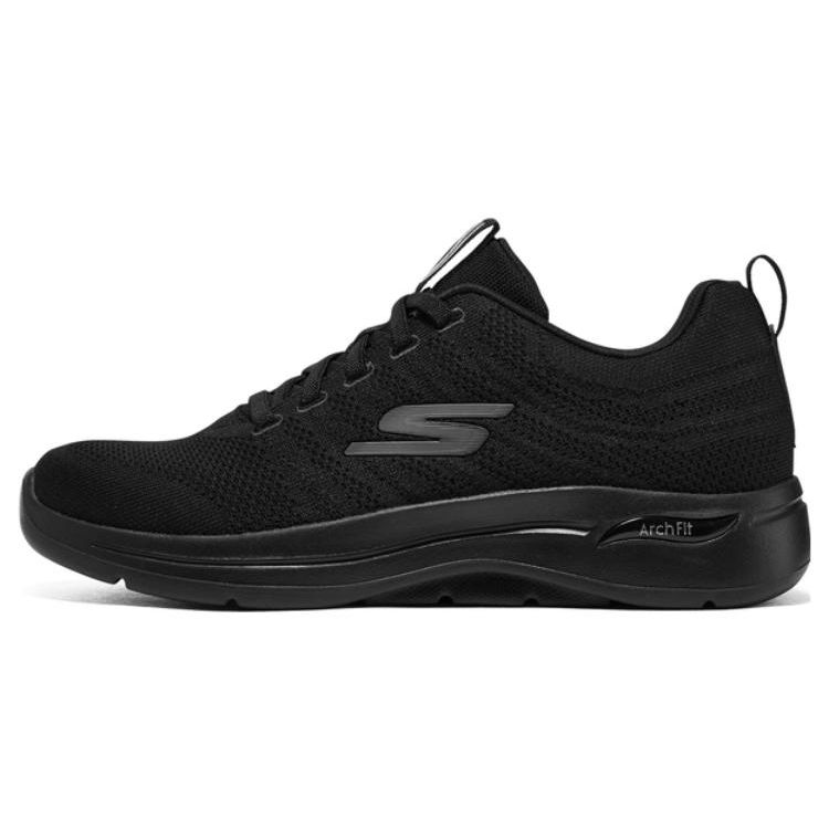 Skechers Go Walk Arch Fit Slip-Ins Mesh Fabric Sport Casual Low Top Lifestyle Shoes Men sneaker Black 216263-BBK 43.5