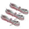 3pcs 32.8ft 3?Pin Extension Cable Pure Copper Core 22# Connection Cord Wire for LED Strip Light